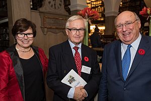  Executive Director Lynn Verge, President Martin Cundall and Guest of Honour David Angus